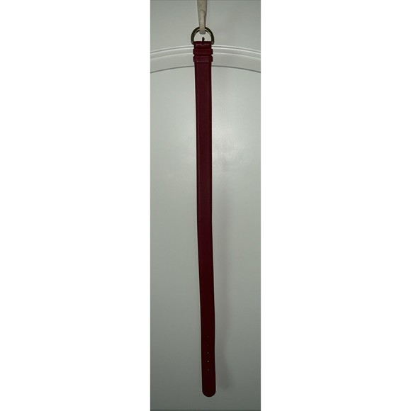 VINTAGE COACH Women’s Cowhide Leather Belt, Red, Medium, #8500 - Picture 1 of 9